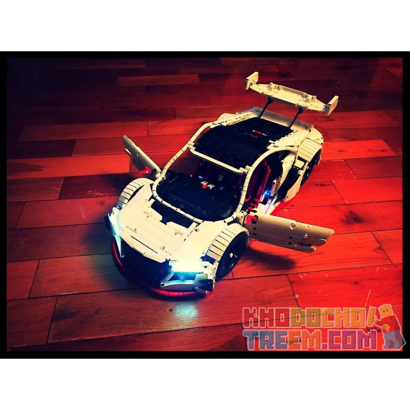 REBRICKABLE MOC-10858 10858 MOC10858 non  BÀI HÁT NSX GT3. tỷ lệ 1:8 bộ đồ chơi xếp lắp ráp ghép mô hình  ACURA NSX GT3 Kỹ Thuật Công Nghệ Cao Mô Hình Phương Tiện 1879 khối