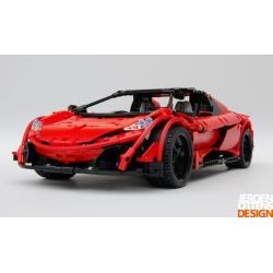 REBRICKABLE MOC-6331 6331 MOC6331 REOBRIX 11002 11003 11004 non  MCLAREN 675 LT NHỆN bộ đồ chơi xếp lắp ráp ghép mô hình  MCLAREN 675 LT SPIDER Kỹ Thuật Công Nghệ Cao Mô Hình Phương Tiện 1607 khối