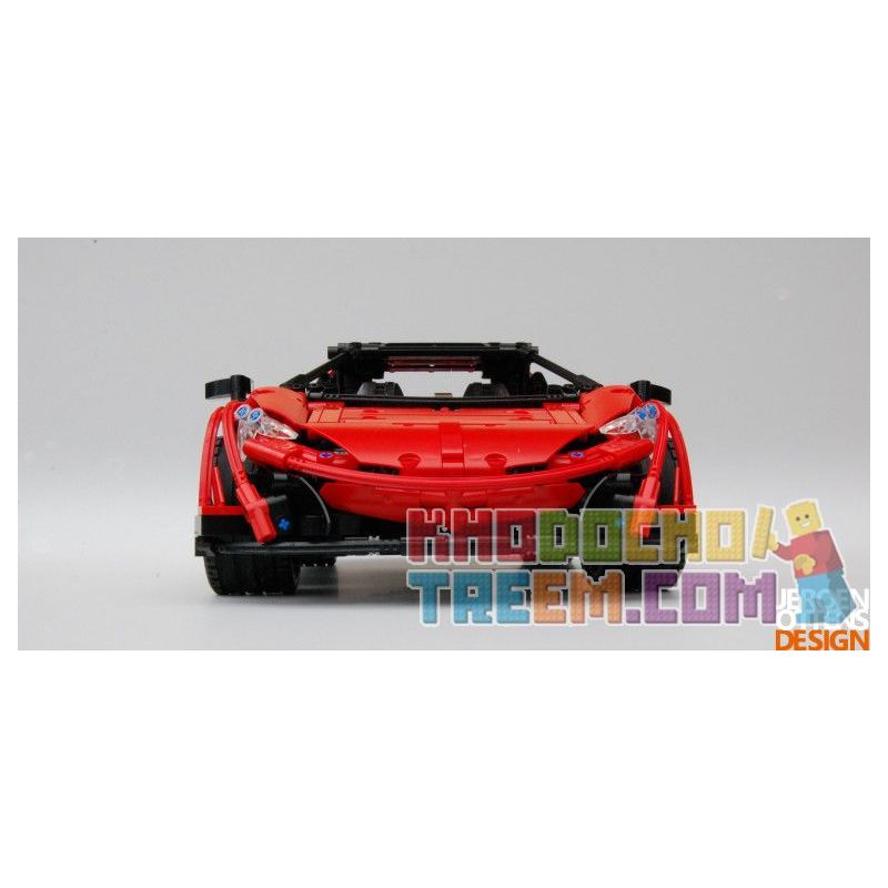 REBRICKABLE MOC-6331 6331 MOC6331 REOBRIX 11002 11003 11004 non  MCLAREN 675 LT NHỆN bộ đồ chơi xếp lắp ráp ghép mô hình  MCLAREN 675 LT SPIDER Kỹ Thuật Công Nghệ Cao Mô Hình Phương Tiện 1607 khối
