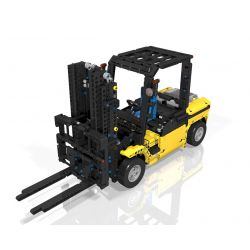 REBRICKABLE MOC-1939 1939 MOC1939 non  XE NÂNG TÙY CHỈNH bộ đồ chơi xếp lắp ráp ghép mô hình  CUSTOMIZED FORKLIFT Kỹ Thuật Công Nghệ Cao Mô Hình Phương Tiện 1579 khối