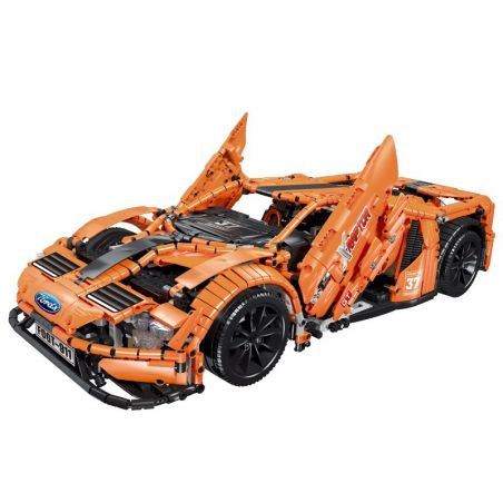 QIZHILE 23013 REBRICKABLE MOC-10792 10792 MOC10792 non  FORD GT. bộ đồ chơi xếp lắp ráp ghép mô hình  Kỹ Thuật Công Nghệ Cao Mô Hình Phương Tiện 2774 khối
