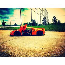 QIZHILE 23013 REBRICKABLE MOC-10792 10792 MOC10792 non  FORD GT. bộ đồ chơi xếp lắp ráp ghép mô hình  Kỹ Thuật Công Nghệ Cao Mô Hình Phương Tiện 2774 khối