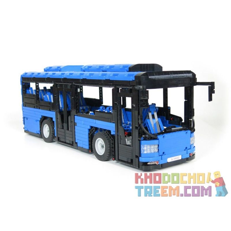 REBRICKABLE MOC-5161 5161 MOC5161 non  XE BUÝT ĐIỆN bộ đồ chơi xếp lắp ráp ghép mô hình  MOTORIZED BUS Kỹ Thuật Công Nghệ Cao Mô Hình Phương Tiện 2673 khối