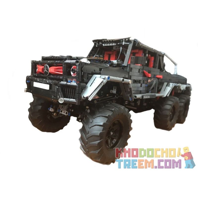 REBRICKABLE MOC-27039 27039 MOC27039 non  MERCEDES-BENZ G-CLASSE 6X6 bộ đồ chơi xếp lắp ráp ghép mô hình  Kỹ Thuật Công Nghệ Cao Mô Hình Phương Tiện 2832 khối