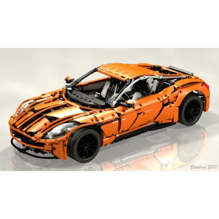CAROLYN CJ REBRICKABLE MOC-7202 7202 MOC7202 non  ASTON MARTIN DB11. tỷ lệ 1:8 bộ đồ chơi xếp lắp ráp ghép mô hình  Kỹ Thuật Công Nghệ Cao Mô Hình Phương Tiện 2931 khối
