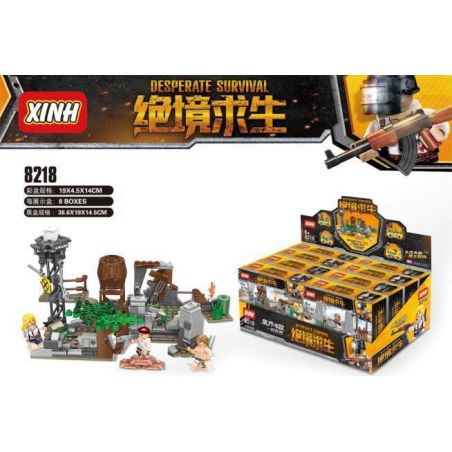 XINH 8218 non  CẢNH 4 bộ đồ chơi xếp lắp ráp ghép mô hình Survival Great Escape DESPERATE SURVIVAL Cuộc Đào Thoát Sinh Tử
