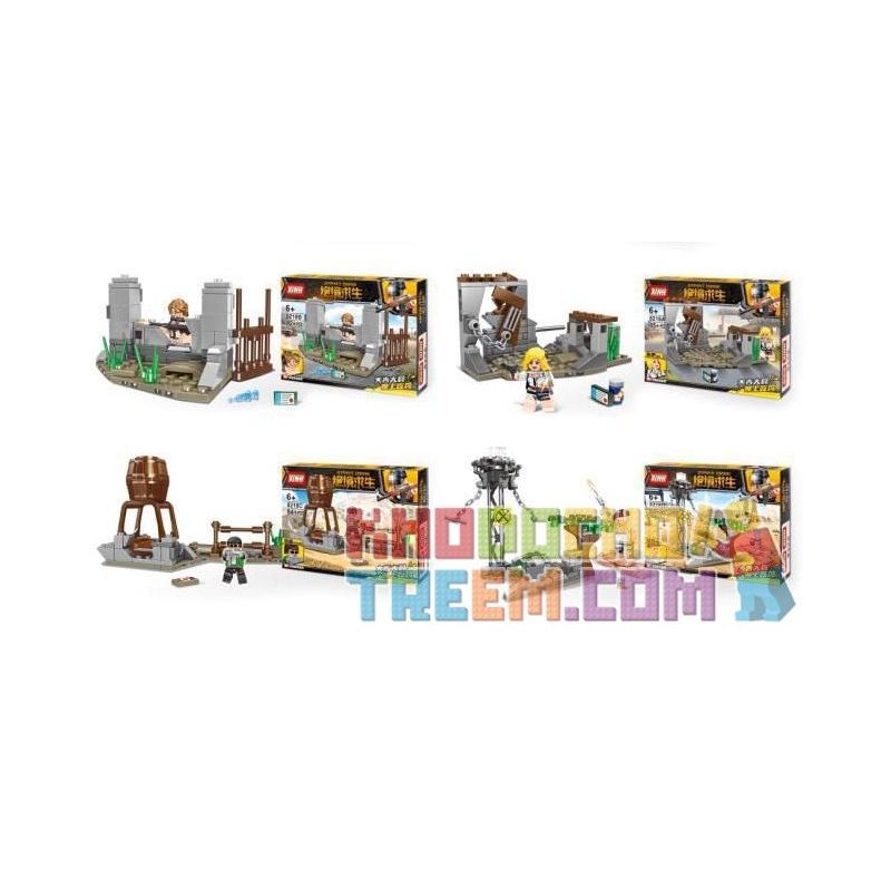 XINH 8218 non  CẢNH 4 bộ đồ chơi xếp lắp ráp ghép mô hình Survival Great Escape DESPERATE SURVIVAL Cuộc Đào Thoát Sinh Tử