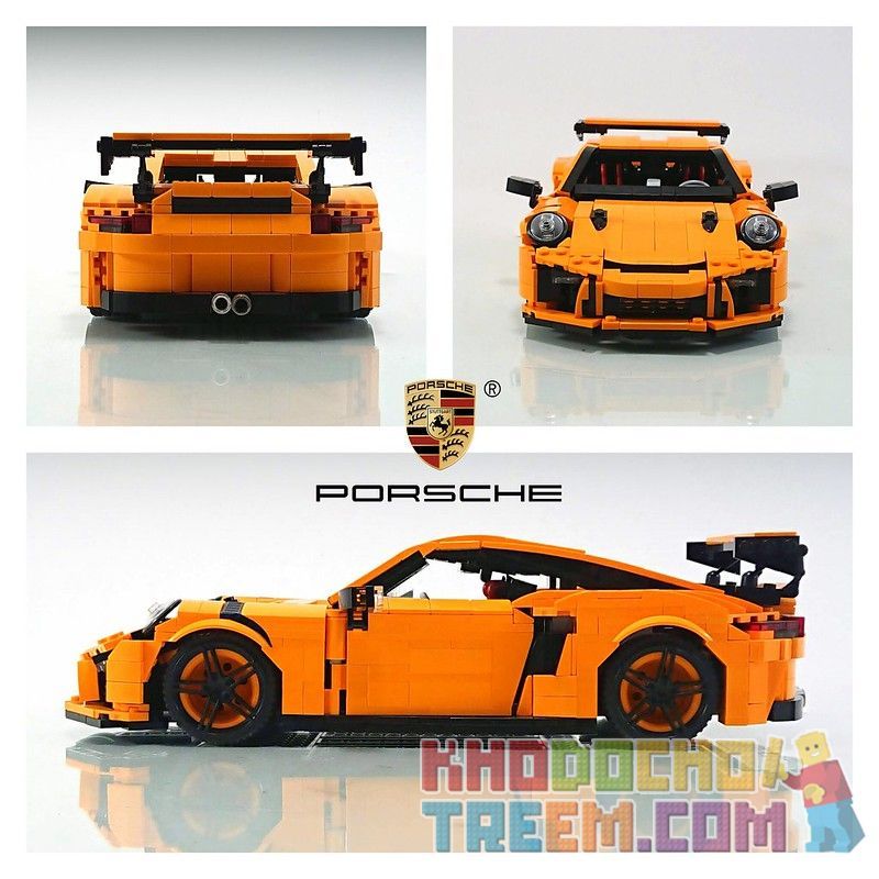 HSANHE 6954 MouldKing 13129 Mould King 13129 REBRICKABLE MOC-25866 25866 MOC25866 SHENG YUAN SY SY0003 0003 non  PORSCHE GT3 RS. bộ đồ chơi xếp lắp ráp ghép mô hình Creator Sáng Tạo 1055 khối