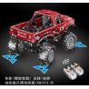 HAPPY BUILD XQ1212D 1212D MouldKing 18003 Mould King 18003 REBRICKABLE MOC-26278 26278 MOC26278 non  XE TẢI QUÁI VẬT KHÓA VI SAI TỰ ĐỘNG bộ đồ chơi xếp lắp ráp ghép mô hình  MONSTER TRUCK WITH AUTOMATED DIFFERENTIAL LOCK Kỹ Thuật Công Nghệ Cao Mô Hình Phương Tiện 1668 khối
