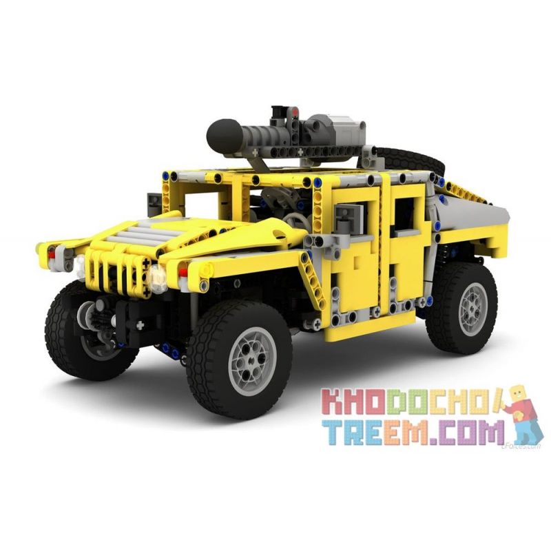 REBRICKABLE MOC-2988 2988 MOC2988 non  HUMMER H1. bộ đồ chơi xếp lắp ráp ghép mô hình    HUMVEE / HUMMER H1 Kỹ Thuật Công Nghệ Cao Mô Hình Phương Tiện 1240 khối
