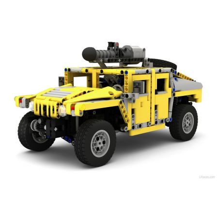 REBRICKABLE MOC-2988 2988 MOC2988 non  HUMMER H1. bộ đồ chơi xếp lắp ráp ghép mô hình    HUMVEE / HUMMER H1 Kỹ Thuật Công Nghệ Cao Mô Hình Phương Tiện 1240 khối
