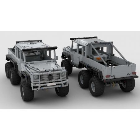 REBRICKABLE MOC-19587 19587 MOC19587 non  MERCEDES-BENZ G-CLASS 6X6 bộ đồ chơi xếp lắp ráp ghép mô hình  Kỹ Thuật Công Nghệ Cao Mô Hình Phương Tiện 1674 khối