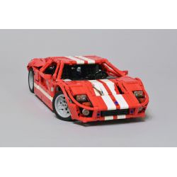 REBRICKABLE MOC-11473 11473 MOC11473 non  FORD GT. tỷ lệ 1:12 bộ đồ chơi xếp lắp ráp ghép mô hình  2005 FORD GT Kỹ Thuật Công Nghệ Cao Mô Hình Phương Tiện 1468 khối