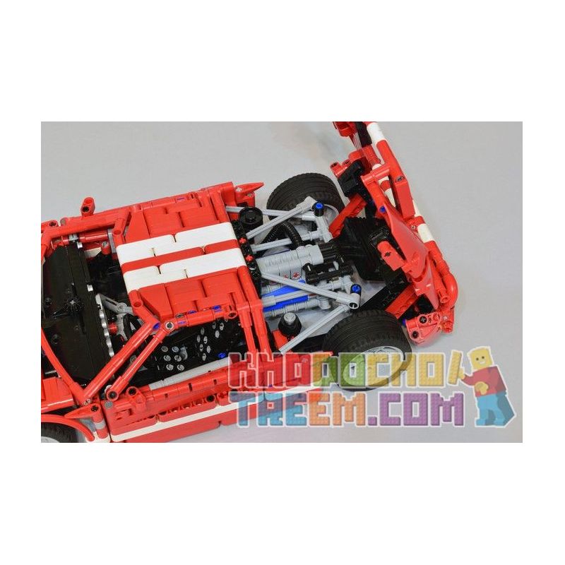 REBRICKABLE MOC-11473 11473 MOC11473 non  FORD GT. tỷ lệ 1:12 bộ đồ chơi xếp lắp ráp ghép mô hình  2005 FORD GT Kỹ Thuật Công Nghệ Cao Mô Hình Phương Tiện 1468 khối