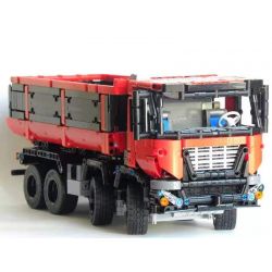 REBRICKABLE MOC-19929 19929 MOC19929 non  XE BEN 8X4 bộ đồ chơi xếp lắp ráp ghép mô hình  8X4 DUMP TRUCK Kỹ Thuật Công Nghệ Cao Mô Hình Phương Tiện 1415 khối