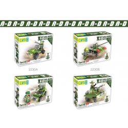 CAYI 2230 non  HOẠT ĐỘNG CHUNG TRÊN BỘ VÀ KHÔNG 8 LOẠI XE PHÒNG KÉO MÁY BAY THẲNG ĐỨNG MV-22 bộ đồ chơi xếp lắp ráp ghép mô hình National Weapon TOWED AIR DEFENCE VEHICLE、MV-22 VERTICAL MACHINE Vũ Khí Quốc Gia