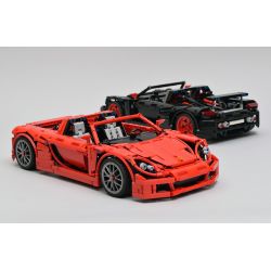 REBRICKABLE MOC-8579 8579 MOC8579 non  PORSCHE CARRERA GT-ĐỎ bộ đồ chơi xếp lắp ráp ghép mô hình  PORSCHE CARRERA GT - RED Kỹ Thuật Công Nghệ Cao Mô Hình Phương Tiện 1661 khối