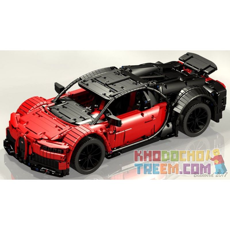 QIZHILE 23027 REBRICKABLE MOC-9658 9658 MOC9658 non  BUGATTI CHIRON. bộ đồ chơi xếp lắp ráp ghép mô hình  Kỹ Thuật Công Nghệ Cao Mô Hình Phương Tiện 2900 khối