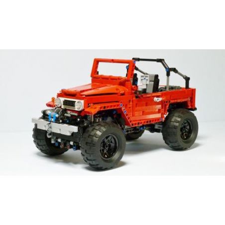 REBRICKABLE MOC-4889 4889 MOC4889 non  CRAWLER TOYOTA FJ40. bộ đồ chơi xếp lắp ráp ghép mô hình  FJ40 CRAWLER Kỹ Thuật Công Nghệ Cao Mô Hình Phương Tiện 1260 khối