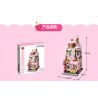 Enlighten C0101 0101 Qman C0101 0101 non  NHÀ TRÁNG MIỆNG QINXIN bộ đồ chơi xếp lắp ráp ghép mô hình Mini Modular CITY CORNER DESSERT SHOP Đường Phố Thu Nhỏ 348 khối