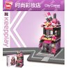 Enlighten C0103 0103 Qman C0103 0103 non  CỬA HÀNG TRANG ĐIỂM THỜI bộ đồ chơi xếp lắp ráp ghép mô hình Mini Modular CITY CORNER Đường Phố Thu Nhỏ 348 khối