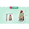 Enlighten C0104 0104 Qman C0104 0104 non  NGÔI NHÀ HOA TRÁI TIM MANTIAN bộ đồ chơi xếp lắp ráp ghép mô hình Mini Modular CITY CORNER Đường Phố Thu Nhỏ 329 khối