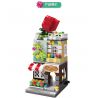 Enlighten C0104 0104 Qman C0104 0104 non  NGÔI NHÀ HOA TRÁI TIM MANTIAN bộ đồ chơi xếp lắp ráp ghép mô hình Mini Modular CITY CORNER Đường Phố Thu Nhỏ 329 khối