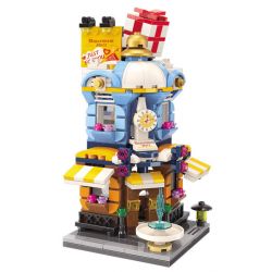 Enlighten C0105 0105 Qman C0105 0105 non  CỬA HÀNG BÁCH HÓA CHAOHUI bộ đồ chơi xếp lắp ráp ghép mô hình Mini Modular CITY CORNER Đường Phố Thu Nhỏ 389 khối