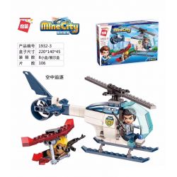 Enlighten 1932-3 Qman 1932-3 non  RƯỢT ĐUỔI TRÊN KHÔNG bộ đồ chơi xếp lắp ráp ghép mô hình Minecity Thành Phố Mỏ 106 khối