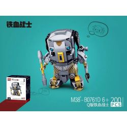SLUBAN M38-B0761D B0761D 0761D M38B0761D 38-B0761D non  PHIÊN BẢN Q CỦA PREDATOR bộ đồ chơi xếp lắp ráp ghép mô hình Brickheadz QBRICKS Nhân Vật Đầu To 200 khối