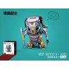 SLUBAN M38-B0761D B0761D 0761D M38B0761D 38-B0761D non  PHIÊN BẢN Q CỦA PREDATOR bộ đồ chơi xếp lắp ráp ghép mô hình Brickheadz QBRICKS Nhân Vật Đầu To 200 khối
