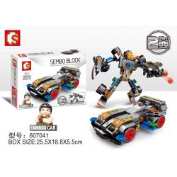SEMBO 607041 non  4WD FIREBIRD X TRIANGLE ARROW VÀ EAGLE FEATHER DRAGON MINIFIGURE bộ đồ chơi xếp lắp ráp ghép mô hình Speed Champions Racing Cars FAMOUS CAR TRI DAGGER X Đua Xe Công Thức 209 khối