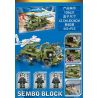 SEMBO 105621 non  PHƯƠNG TIỆN PHÓNG UAV bộ đồ chơi xếp lắp ráp ghép mô hình Iron Blood Heavy Equipment Đặc Nhiệm Máu Và Sắt 442 khối