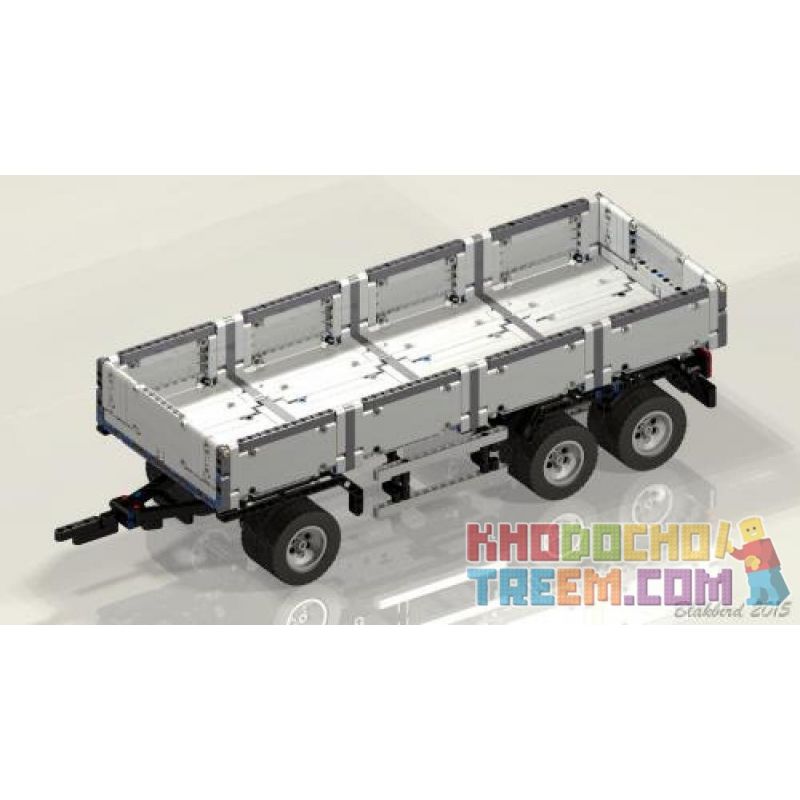 REBRICKABLE MOC-4157 4157 MOC4157 non  XE TẢI VẬN CHUYỂN MANN TRAILER bộ đồ chơi xếp lắp ráp ghép mô hình  MAN TRANSPORT TRUCK TRAILER Kỹ Thuật Công Nghệ Cao Mô Hình Phương Tiện 942 khối