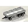 REBRICKABLE MOC-4157 4157 MOC4157 non  XE TẢI VẬN CHUYỂN MANN TRAILER bộ đồ chơi xếp lắp ráp ghép mô hình  MAN TRANSPORT TRUCK TRAILER Kỹ Thuật Công Nghệ Cao Mô Hình Phương Tiện 942 khối