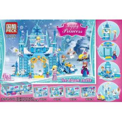 PRCK 67002 non  ICE FANTASY CITY 4 bộ đồ chơi xếp lắp ráp ghép mô hình  Các Bạn Gái 358 khối