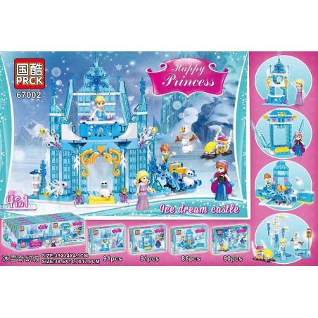 PRCK 67002 non  ICE FANTASY CITY 4 bộ đồ chơi xếp lắp ráp ghép mô hình  Các Bạn Gái 358 khối