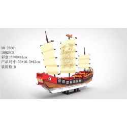 XINGBAO XB-25001 25001 XB25001 non  THUYỀN BUỒM bộ đồ chơi xếp lắp ráp ghép mô hình Creator Sáng Tạo 1892 khối