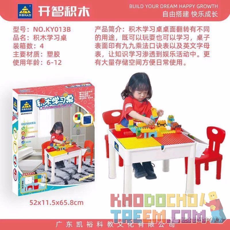 Kazi KY0138 0138 non  BÀN HỌC bộ đồ chơi xếp lắp ráp ghép mô hình  Kỹ Thuật Công Nghệ Cao Mô Hình Phương Tiện