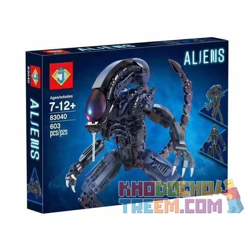J BRAND 83040 non  NGƯỜI NGOÀI HÀNH TINH bộ đồ chơi xếp lắp ráp ghép mô hình  ALIENS Kỹ Thuật Công Nghệ Cao Mô Hình Phương Tiện 603 khối