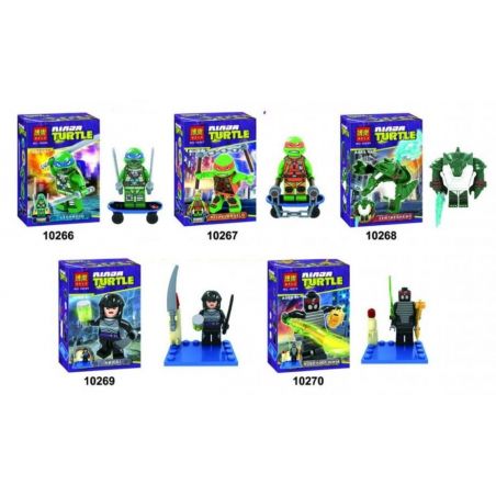 Bela 10266 10267 10268 10269 10270 10271 10272 10273 Lari 10266 10267 10268 10269 10270 10271 10272 10273 non  10 NHÂN VẬT NHỎ bộ đồ chơi xếp lắp ráp ghép mô hình Teenage Mutant Ninja Turtles Ninja Rùa