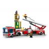 NOT  EMERGENCY RESCUE FIRE TRUCK RICHIE 892068 WANGE 3625 xếp lắp ráp ghép mô hình CỨU HỘ XE HỎA The  Ninjago Movie Ninja Lốc Xoáy 4 khối
