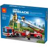 NOT  EMERGENCY RESCUE FIRE TRUCK RICHIE 892068 WANGE 3625 xếp lắp ráp ghép mô hình CỨU HỘ XE HỎA The  Ninjago Movie Ninja Lốc Xoáy 4 khối