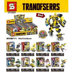 SHENG YUAN SY SY1350 1350 non  HORNET MECHA 8 KẾT HỢP bộ đồ chơi xếp lắp ráp ghép mô hình Transformers Robot Đại Chiến Người Máy Biến Hình 329 khối