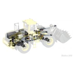 REBRICKABLE MOC-3799 3799 MOC3799 non  MÁY XÚC BÁNH LỐP VOLVO L250G bộ đồ chơi xếp lắp ráp ghép mô hình  VOLVO L250G WHEEL LOADER Kỹ Thuật Công Nghệ Cao Mô Hình Phương Tiện 1568 khối