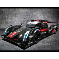 QIZHILE 23011 non  AUDI R18. bộ đồ chơi xếp lắp ráp ghép mô hình  Kỹ Thuật Công Nghệ Cao Mô Hình Phương Tiện 1908 khối