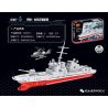 COGO 13387 non  KHU TRỤC HẠM LỚP ARLEIGH BURKE bộ đồ chơi xếp lắp ráp ghép mô hình World Military WORLD MILITARY ARLEIGH BURKE CLASS DESTROYER Cỗ Máy Quân Sự 742 khối