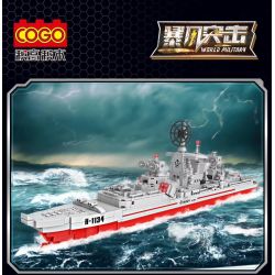 COGO 13388 non  TÀU TUẦN DƯƠNG HẠNG I CRISTA bộ đồ chơi xếp lắp ráp ghép mô hình World Military Cỗ Máy Quân Sự 976 khối