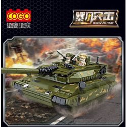 COGO 13385 non  XE TĂNG CHIẾN ĐẤU CHỦ LỰC LEOPARD 2 bộ đồ chơi xếp lắp ráp ghép mô hình World Military Cỗ Máy Quân Sự 766 khối