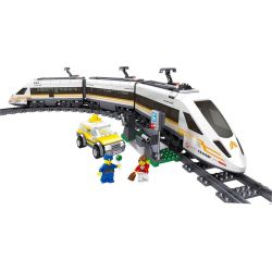 ZHEGAO QL0307 0307 non  TÀU CAO TỐC FUXING bộ đồ chơi xếp lắp ráp ghép mô hình Trains Tàu Hỏa 641 khối